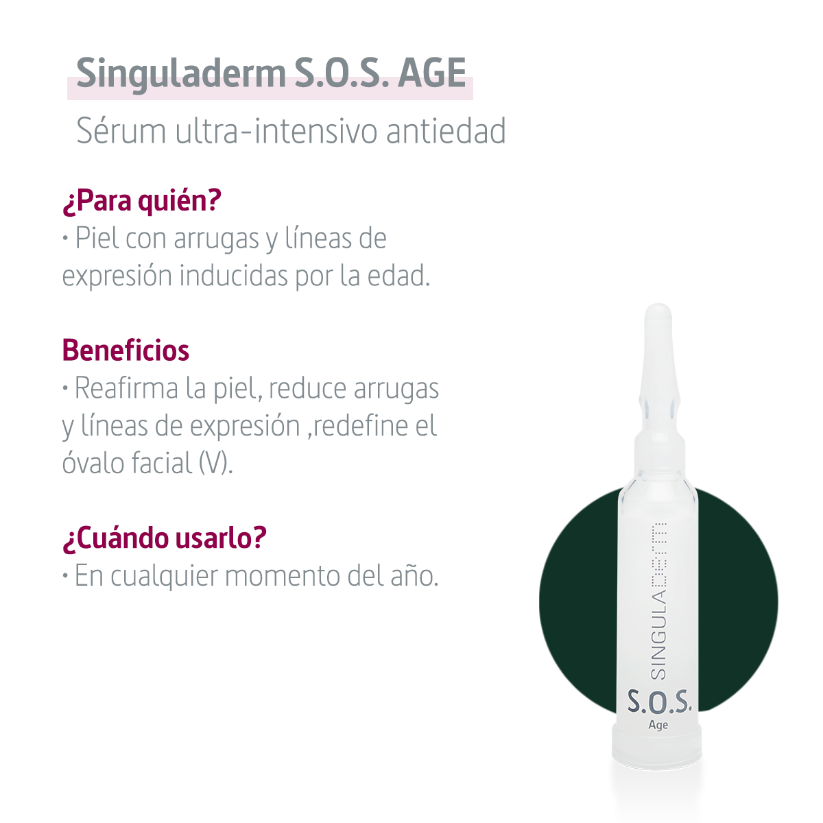 SingulaDerm S.O.S. Age